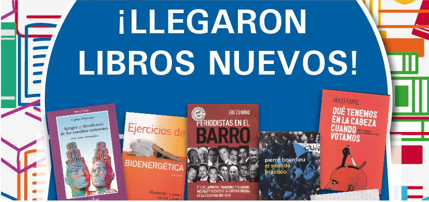 Nuevos libros en Biblioteca