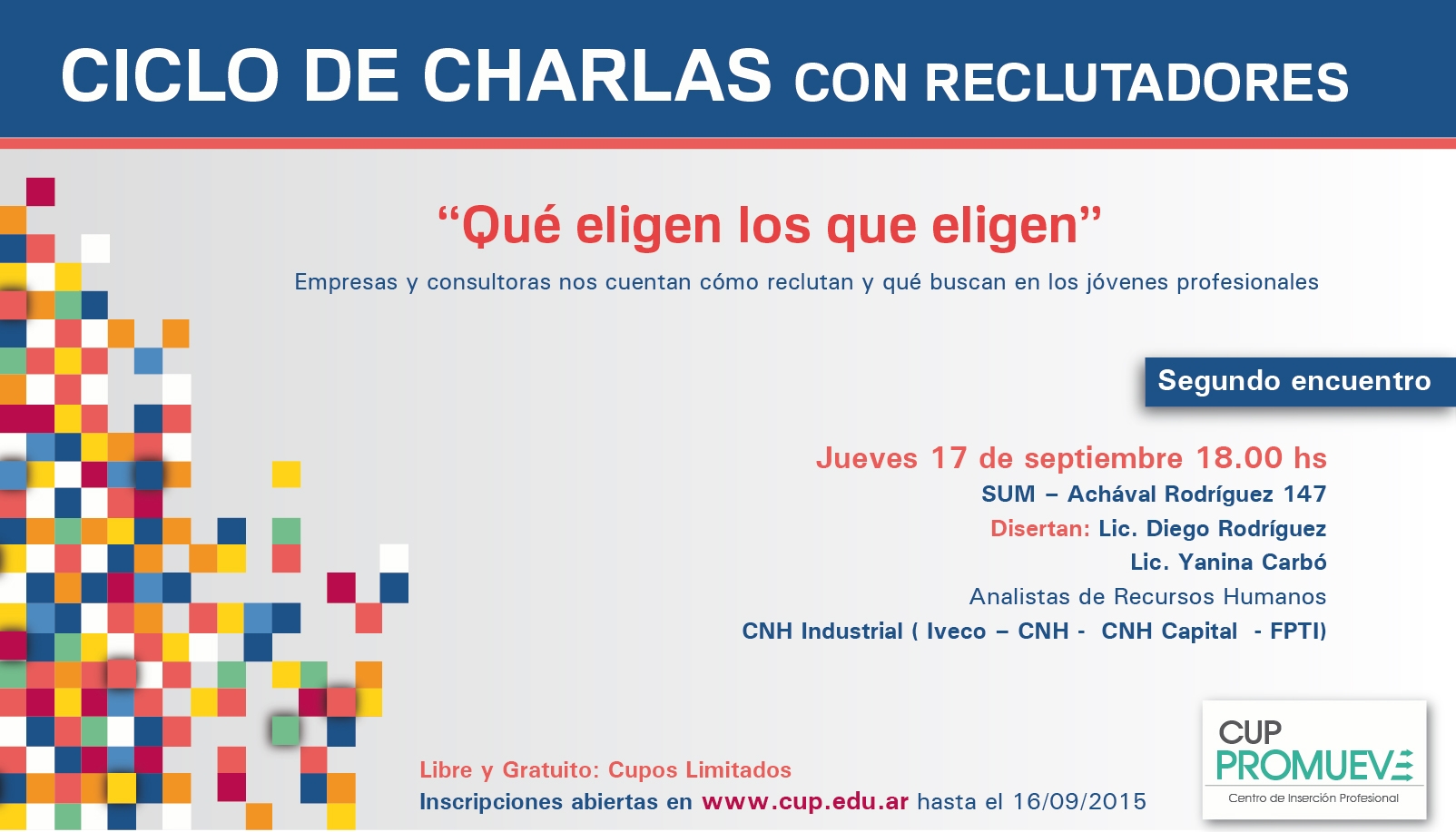 Ciclo de charlas «Qué eligen los que eligen»