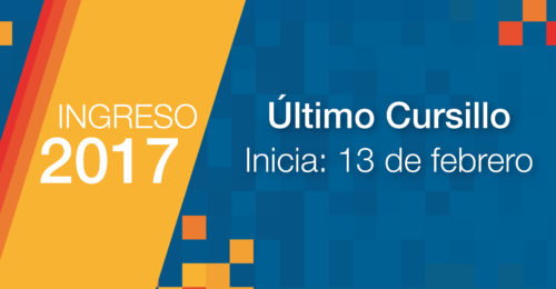¡Último Cursillo de Ingreso!