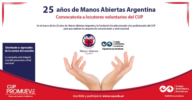 Convocatoria a locutores voluntarios del CUP