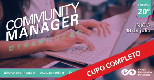 Taller de Community Manager 20° edición