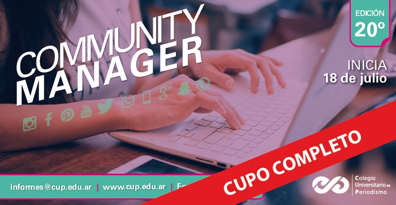 Taller de Community Manager 20° edición