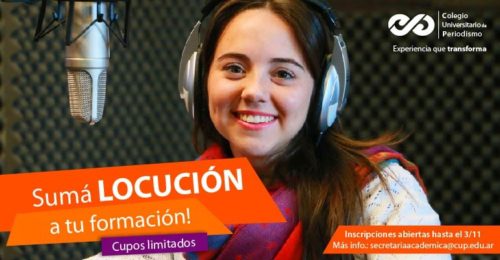 ¡Sumá Locución a tu formación!