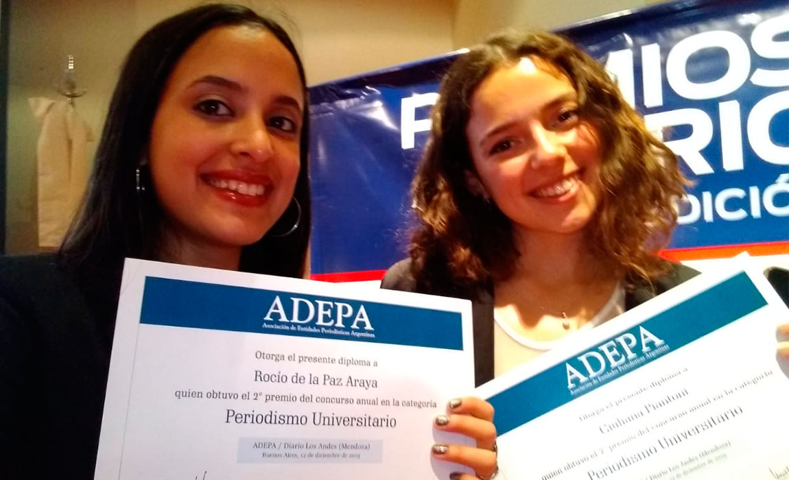 Estudiantes del CUP ganadores de Premio ADEPA
