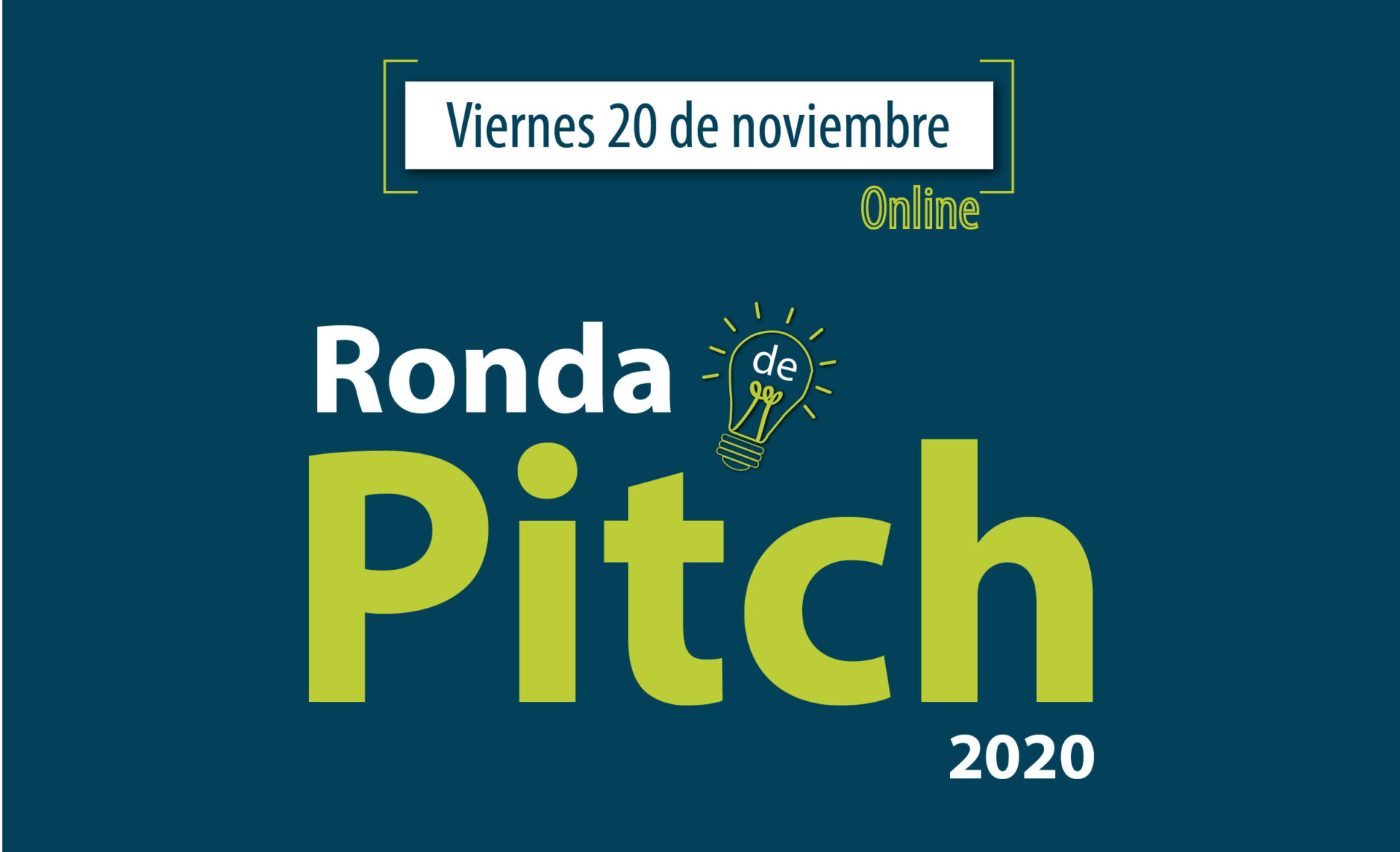 Ronda de Pitch 2020 en el CUP